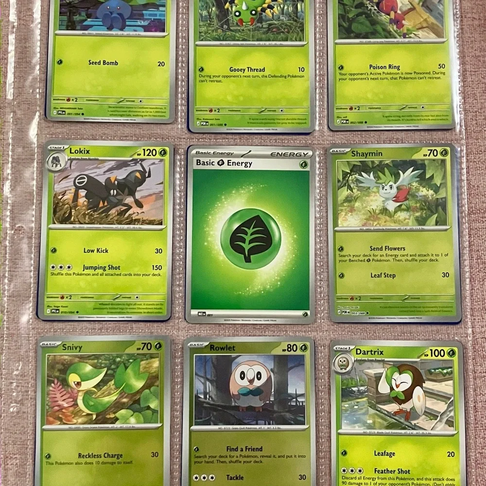16x Mega Evolution Grass Type Pokémon Cards 🌱